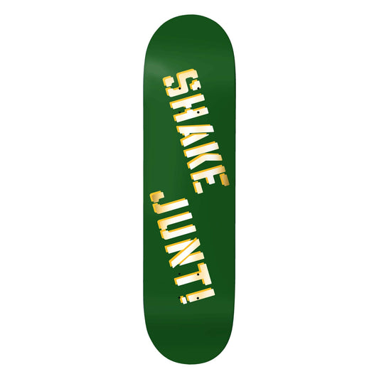 Shake Junt 'OG Spray' Skateboard Deck - Gold/Yellow