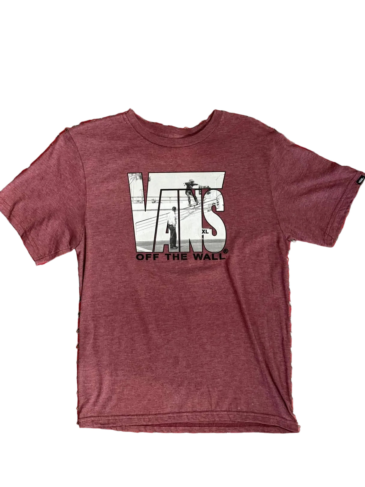 Vans 'Security' Tee - Burgundy (KIDS)