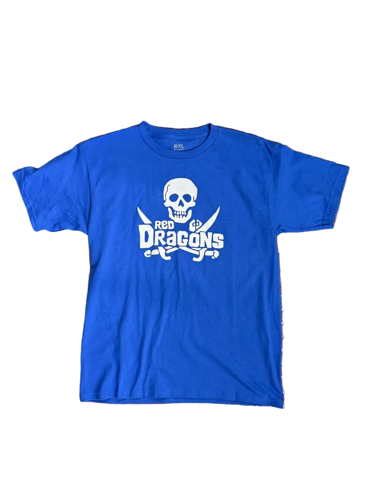 Red Dragon 'Skull' Tee - Blue (KIDS)