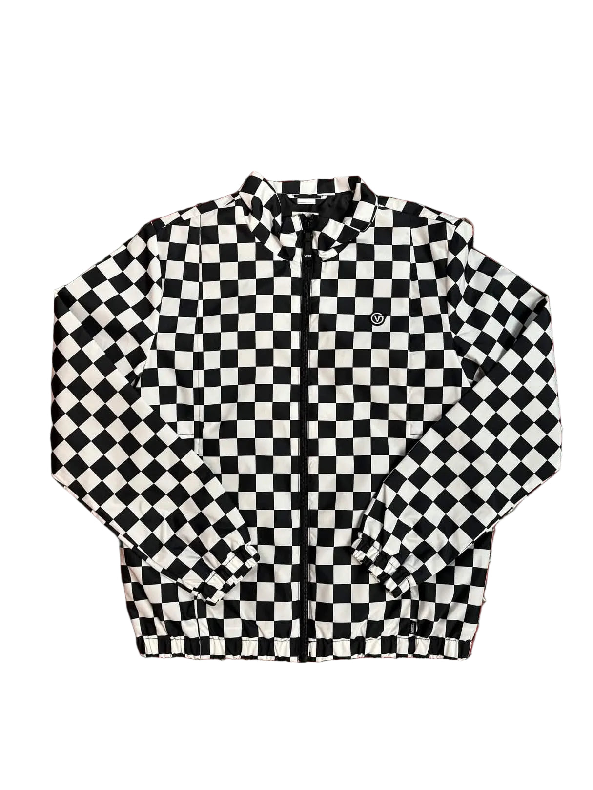 Vans 'Scattered Check' Windbreaker - White/Black (Women’s)