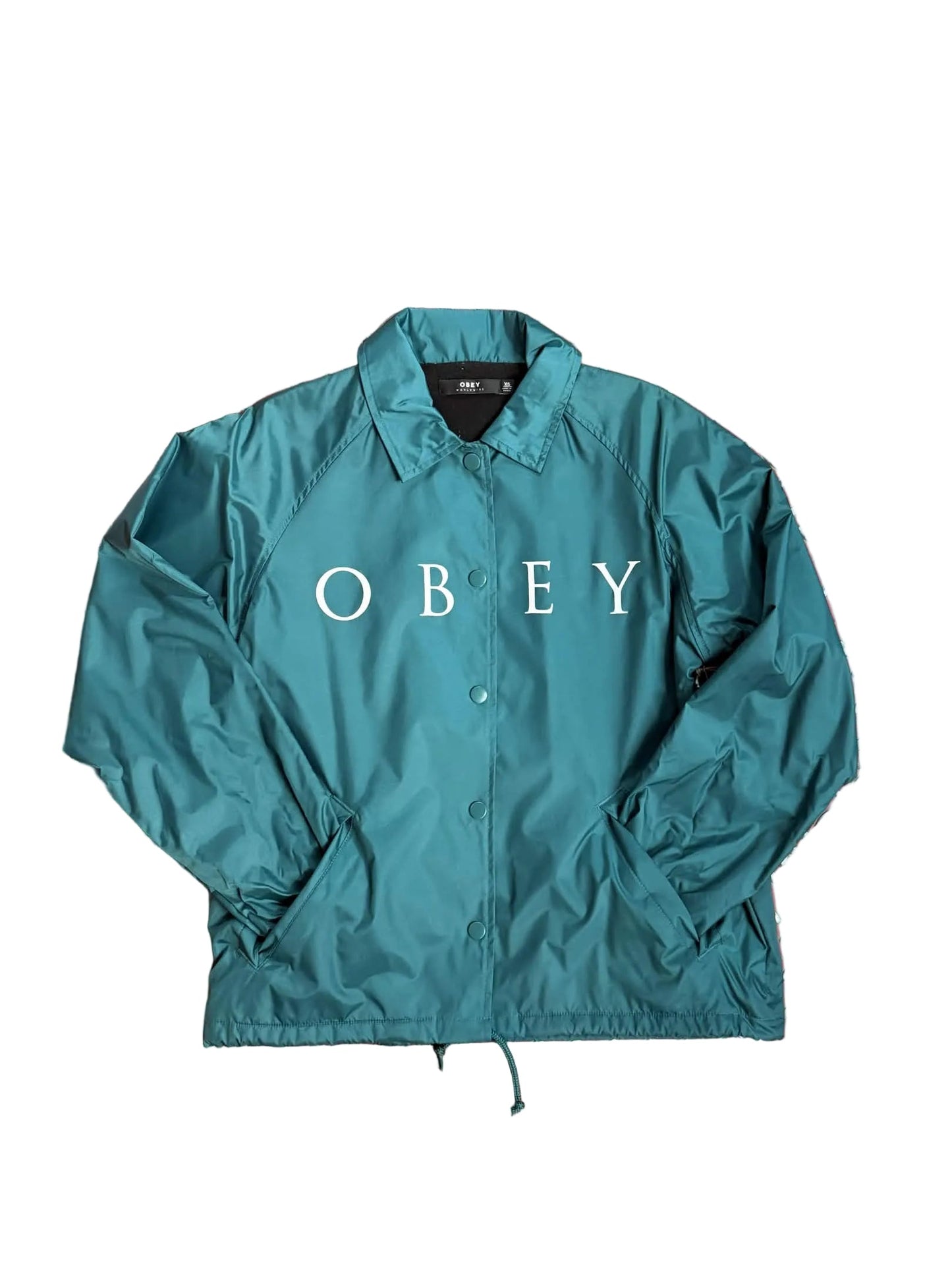 Obey ‘Noval Obey 2' Windbreaker - Teal (Women's)