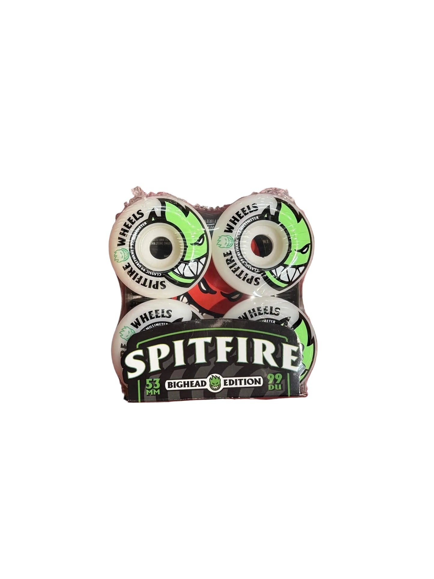 Spitfire 'Bighead' 99A Wheels 53MM - White