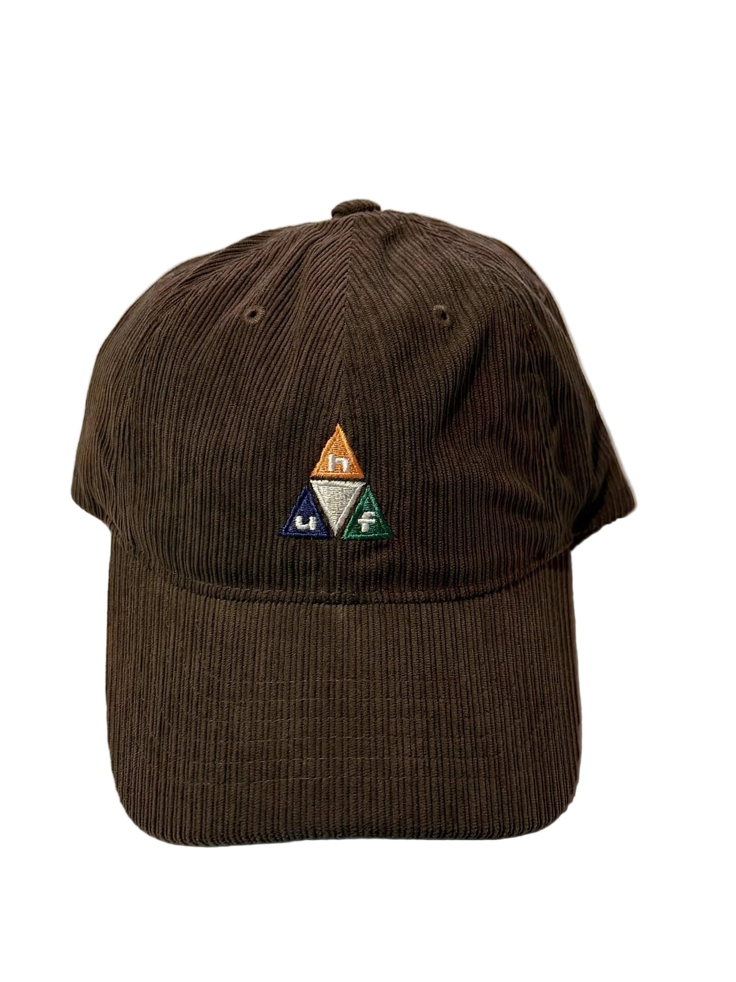 HUF 'Triple Triangle' 6-Panel Cap - Brown/Corduroy