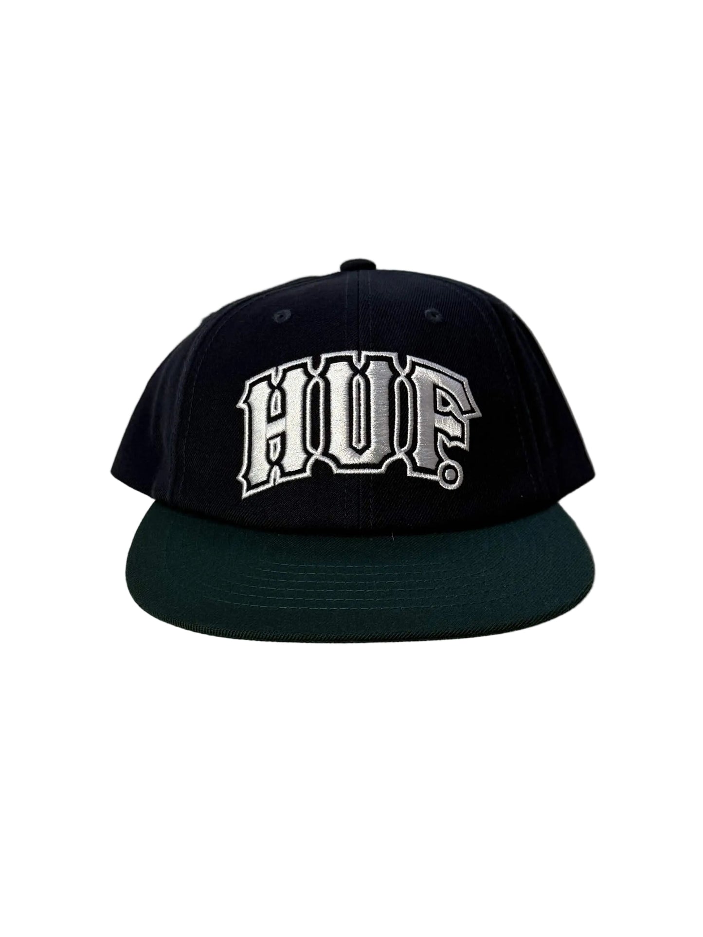 HUF 'Classic Arch Brushed' Snapback - Navy/Green