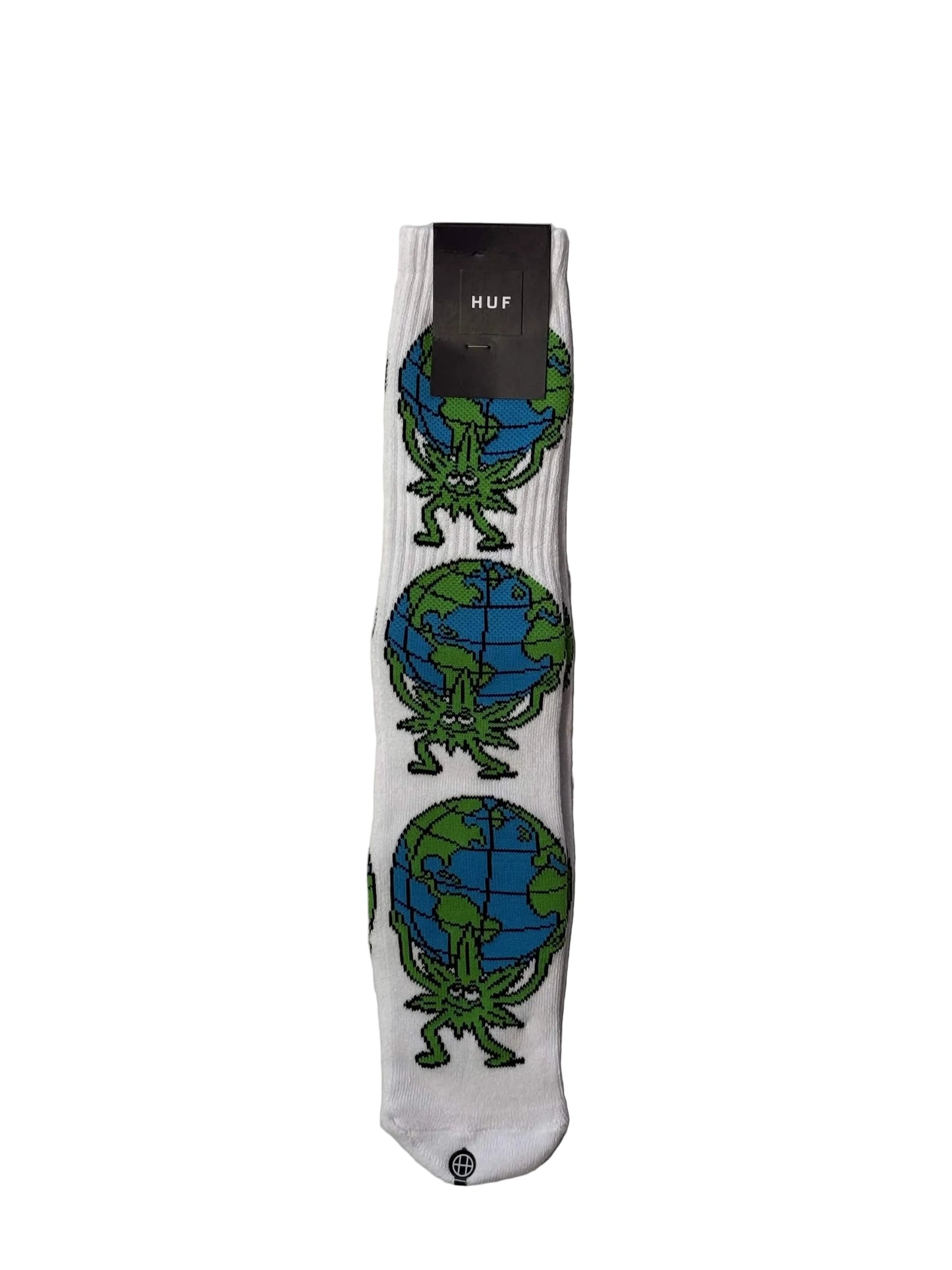 HUF 'Atlas' Crew Socks - White