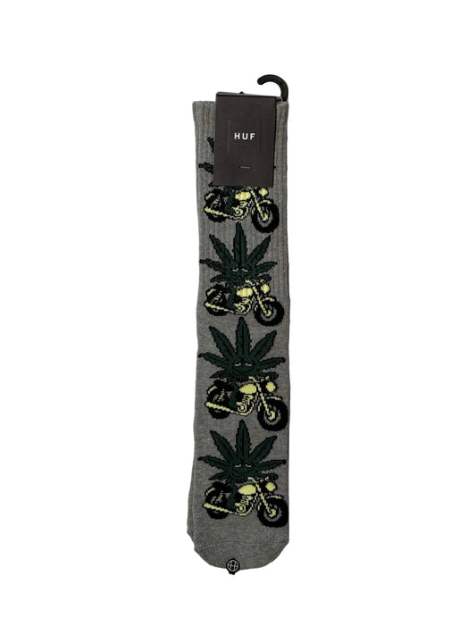 HUF 'Nitro' Crew Socks - Grey