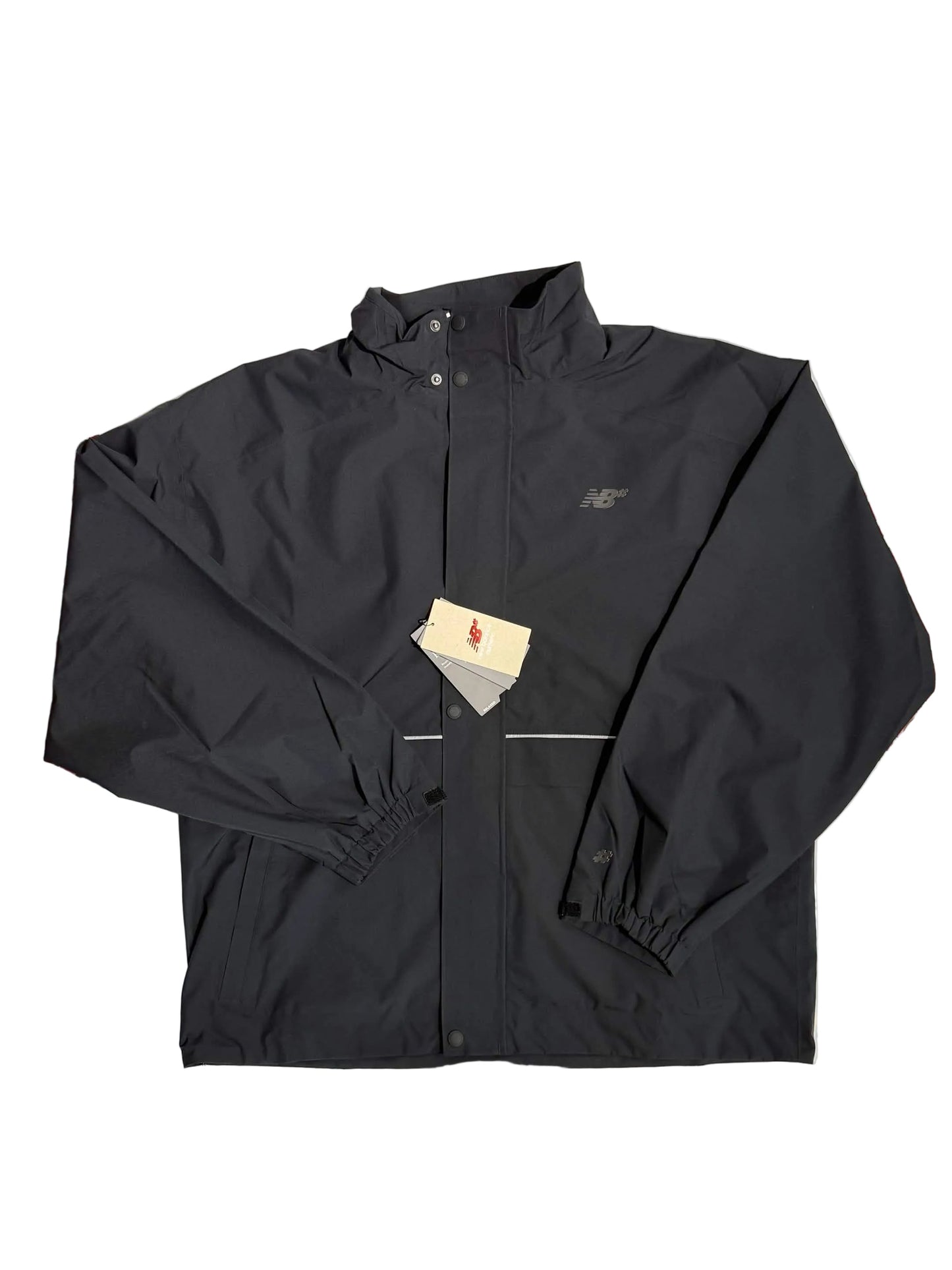New Balance Numeric Waterproof Jacket -Black/Reflective