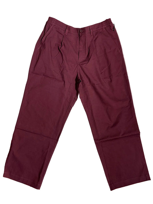 New Balance Numeric 'Pleated' Baggy Pants - Burgundy