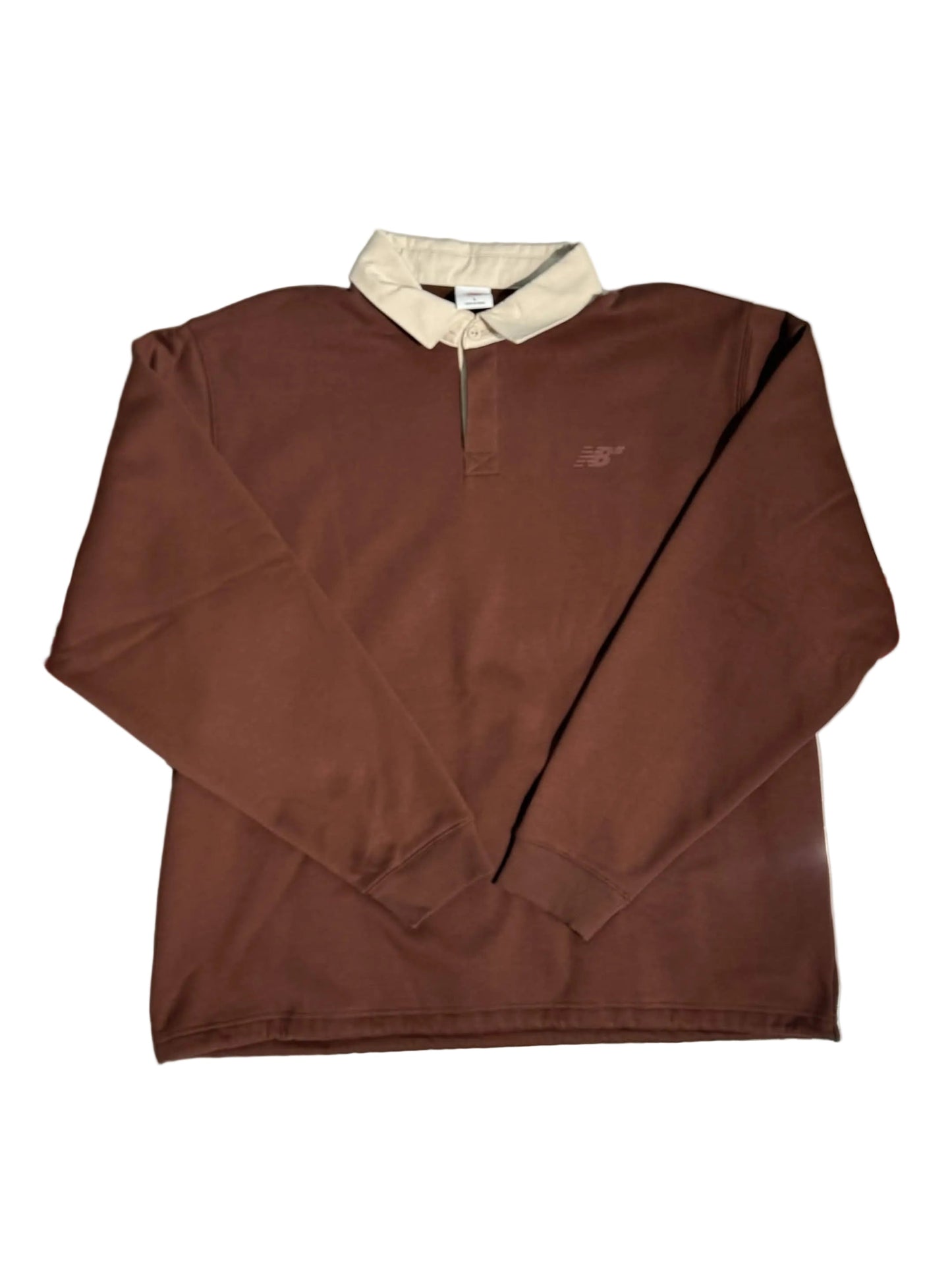 New Balance Numeric 'Advance Rug' L/S Polo Shirt - Brown