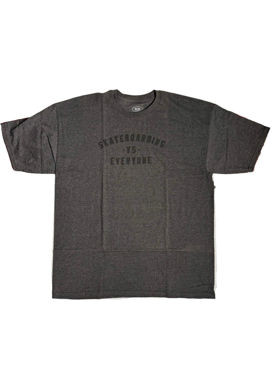 Real Skateboards 'Everybody -VS- Everyone' Tee - Heather Grey
