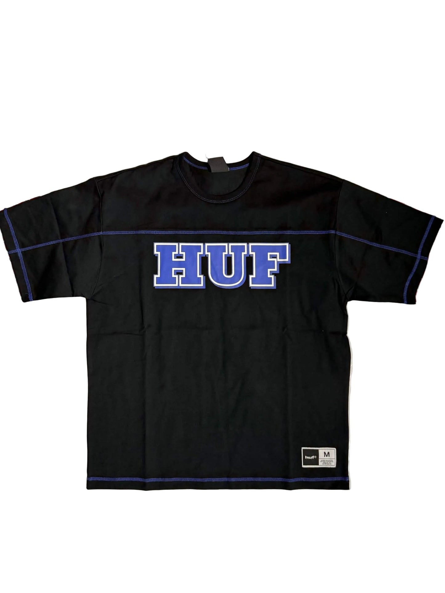 HUF 'Legacy Football' Tee - Black/Blue