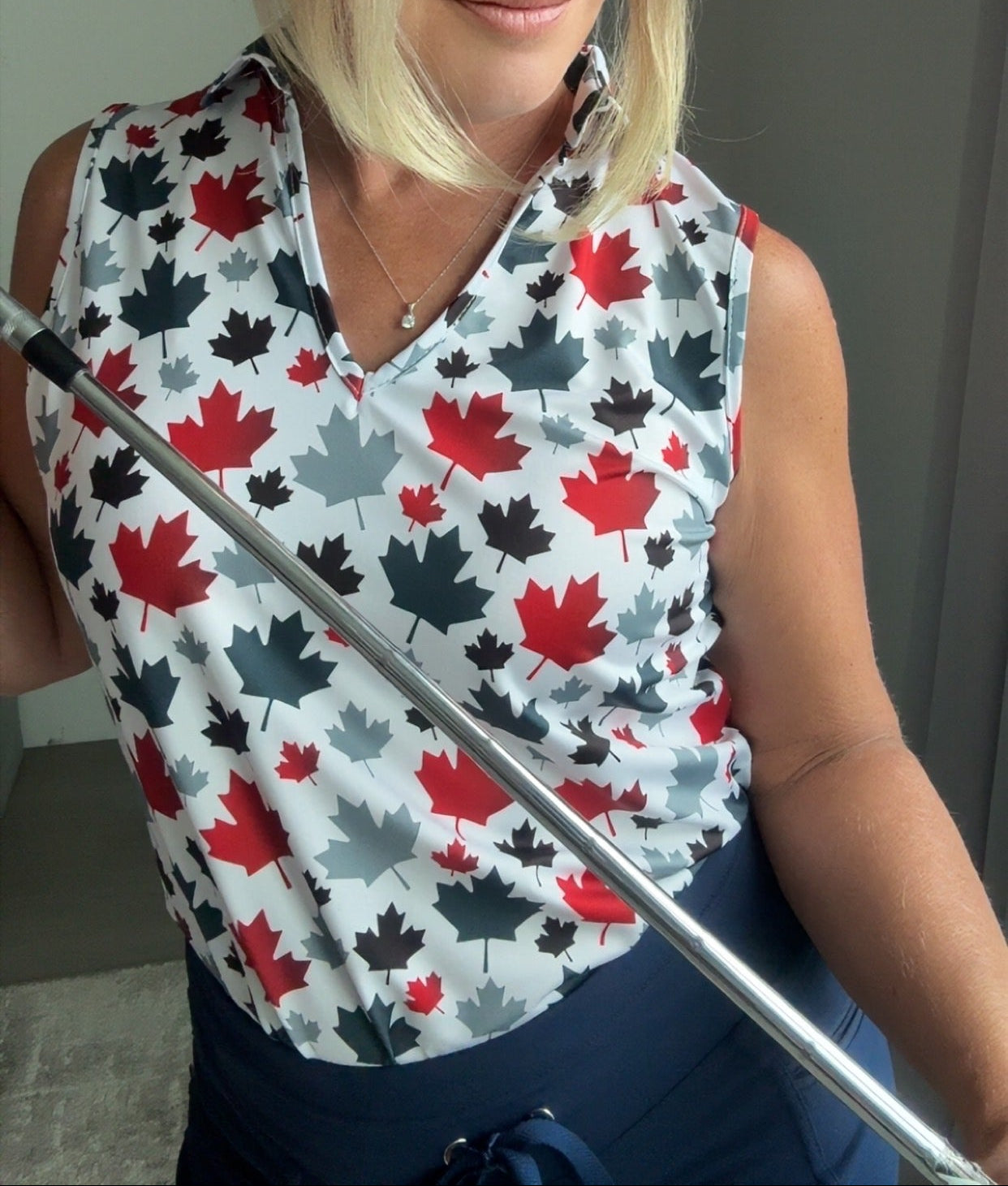 Polo de golf à col ras du cou dos nageur pour femme 2026 Canada EH?