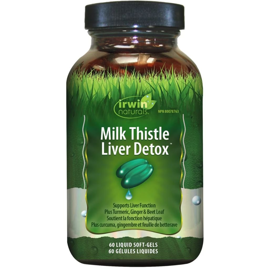 Irwin Naturals MILK THISTLE LIVER DETOX, 60 Softgels