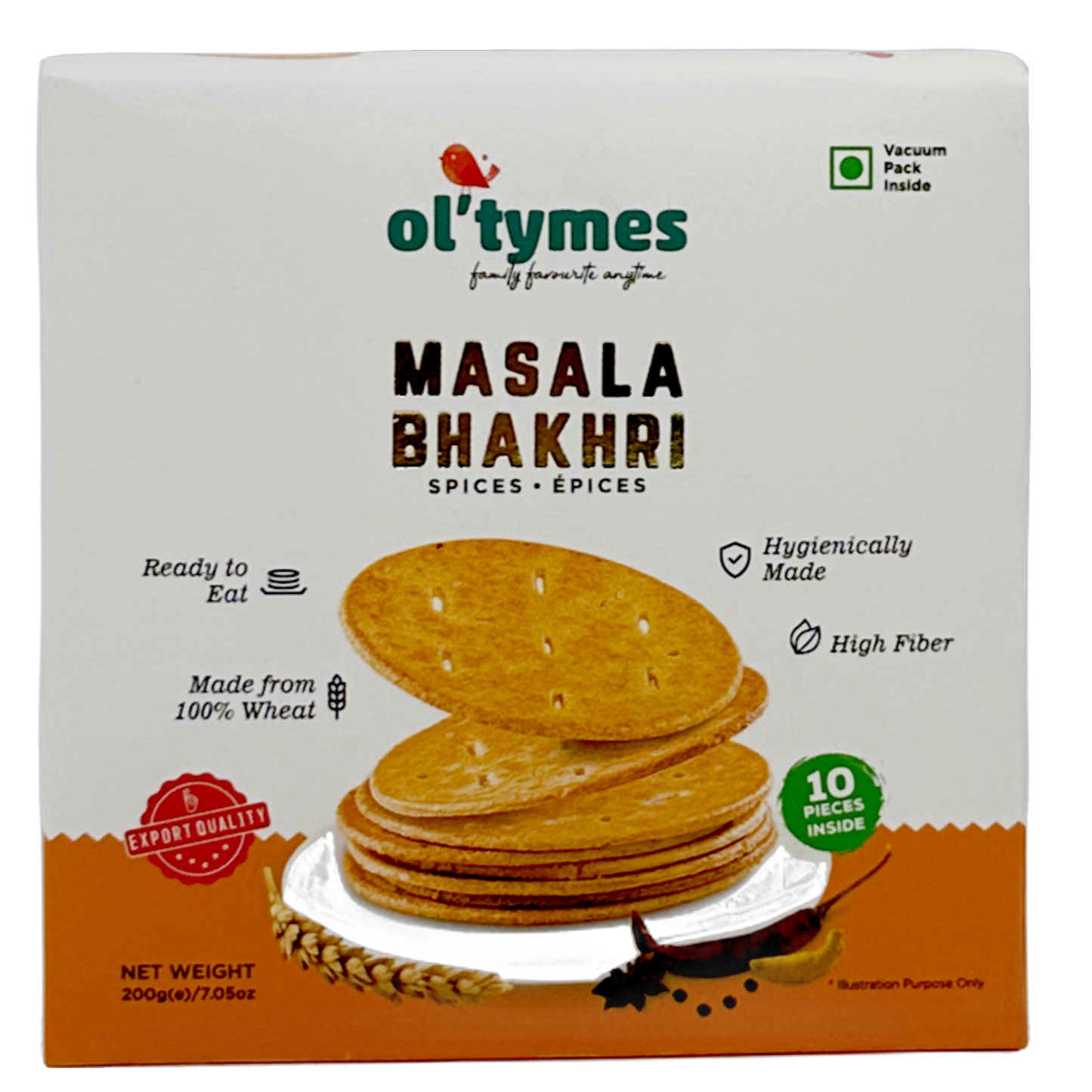 Ol'tymes Masala Bhakhri 200g