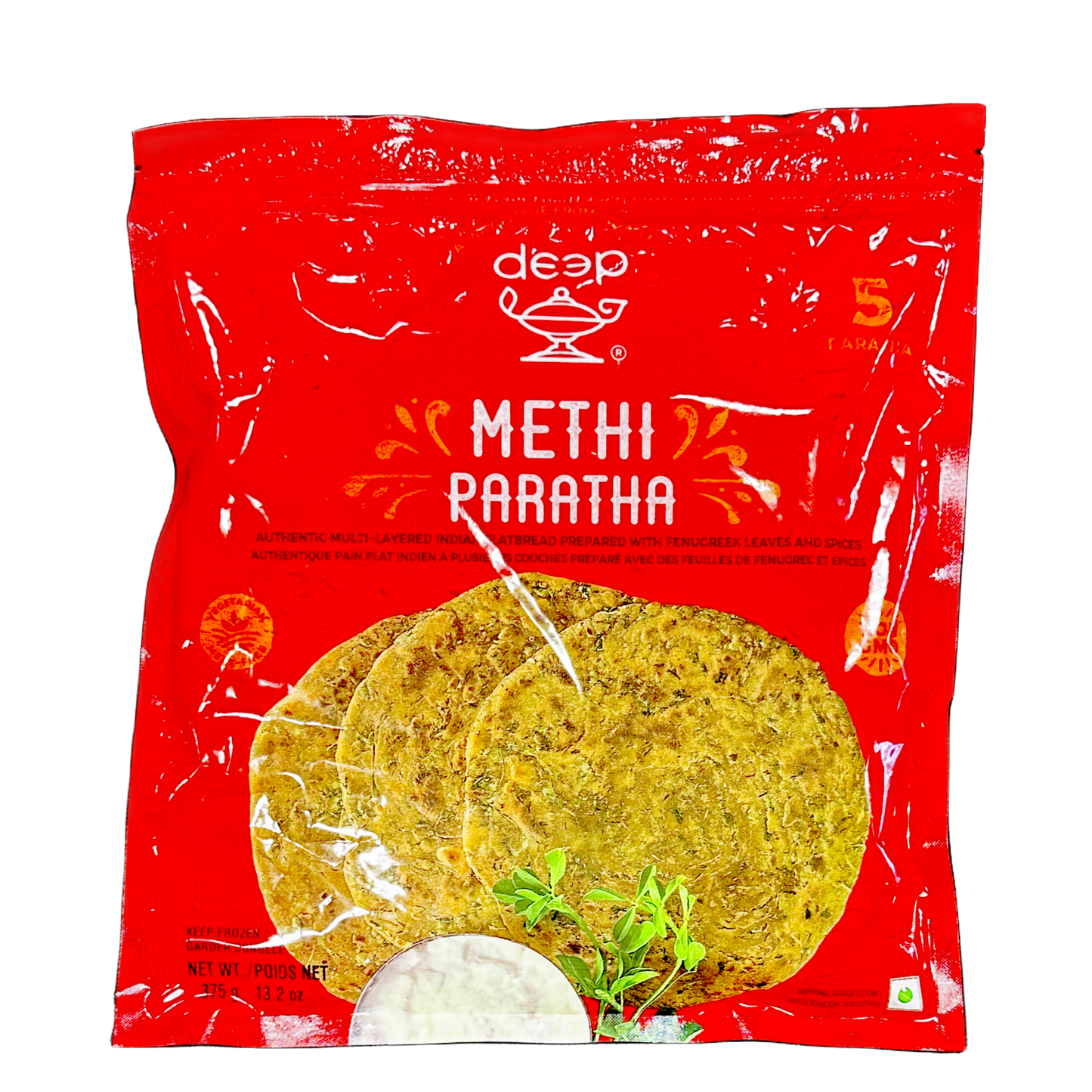 Deep Methi Paratha (pack of 5) 375gm