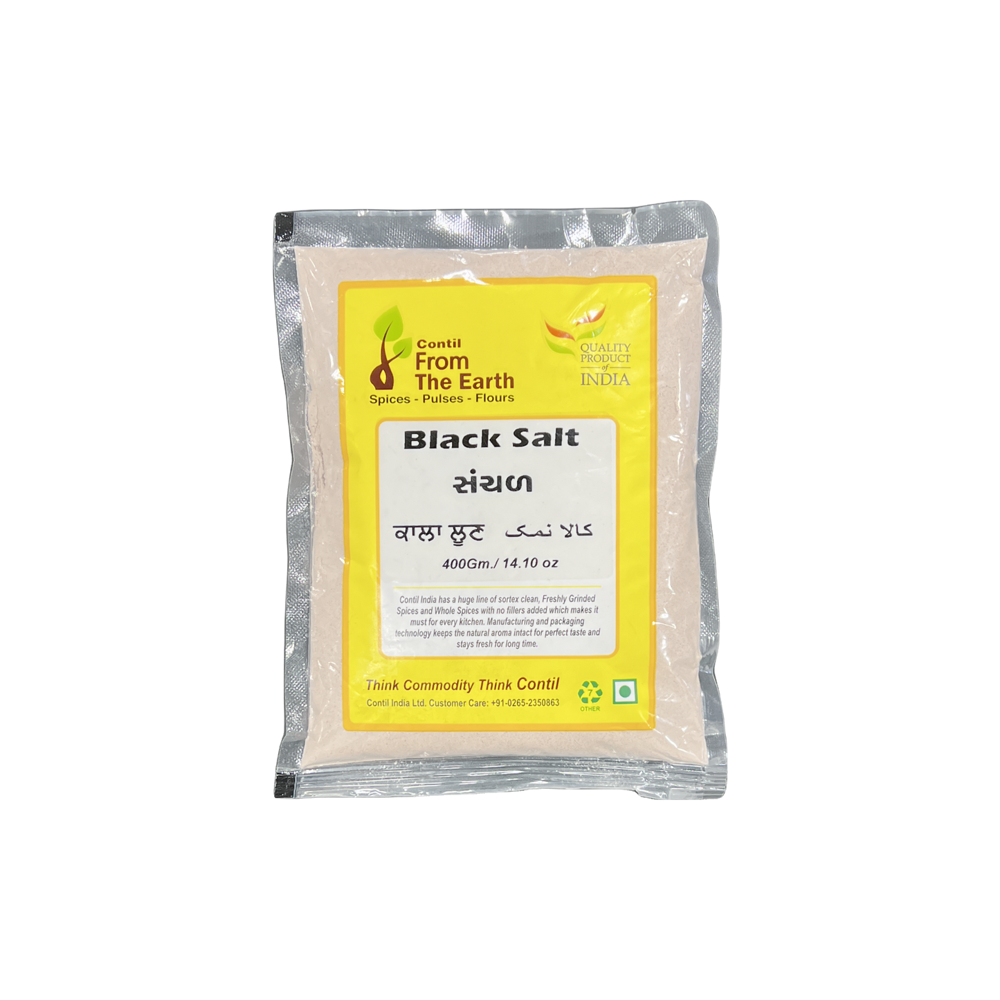 From The Earth Black Salt 400g