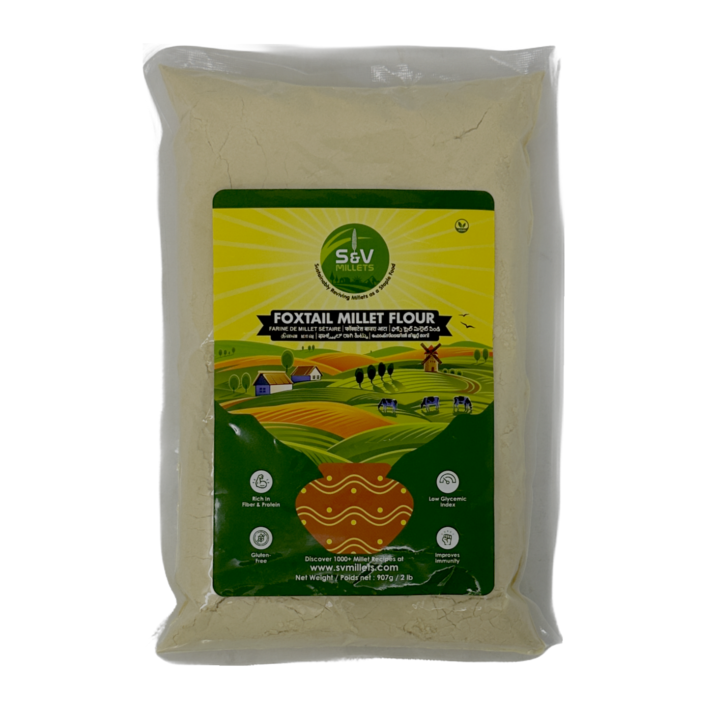 S&V Foxtail Millet Flour 2lb