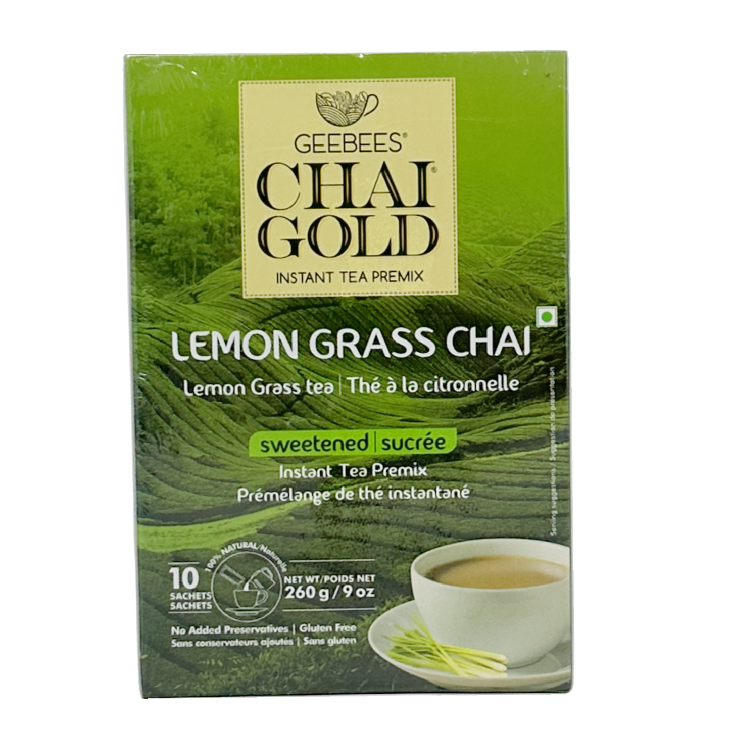 GeeBees Chai Gold Lemon Grass Chai 260g