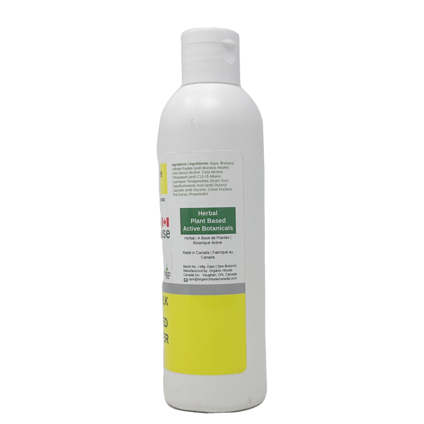 Organic House Coconut Milk Conditioner. (Plant Based) 8oz.