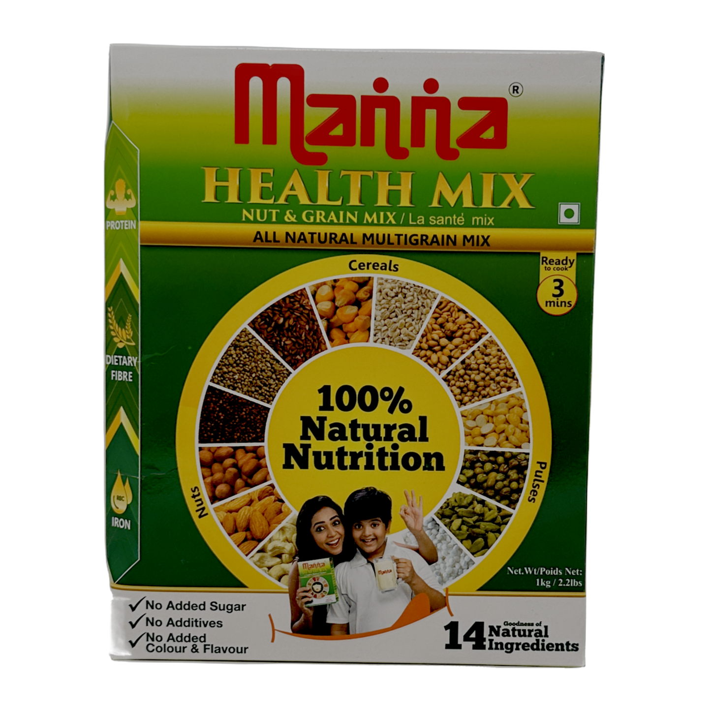 Manna Ready To Cook Health Mix (Nut & Grain Mix)