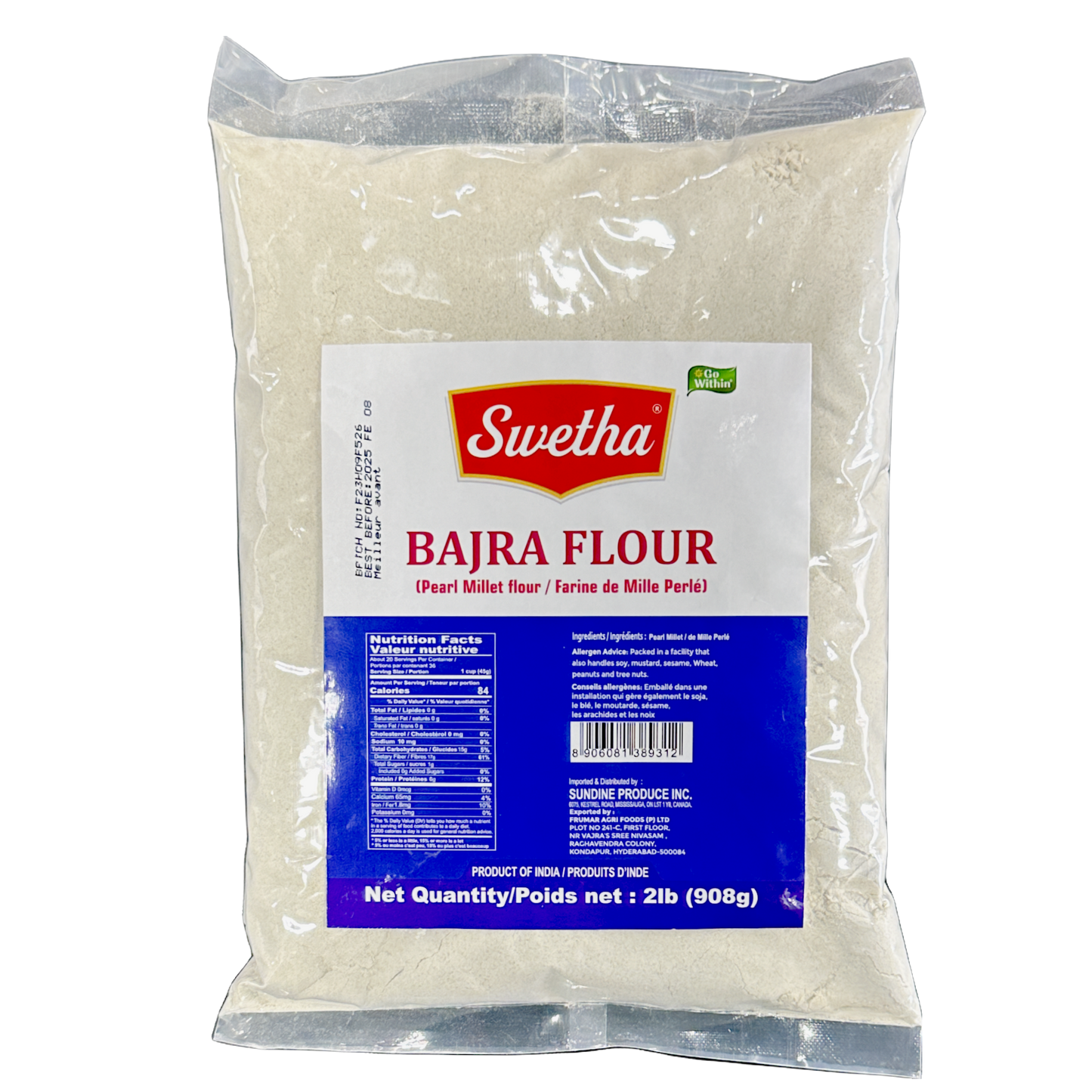 Swetha Bajra Flour 2lb