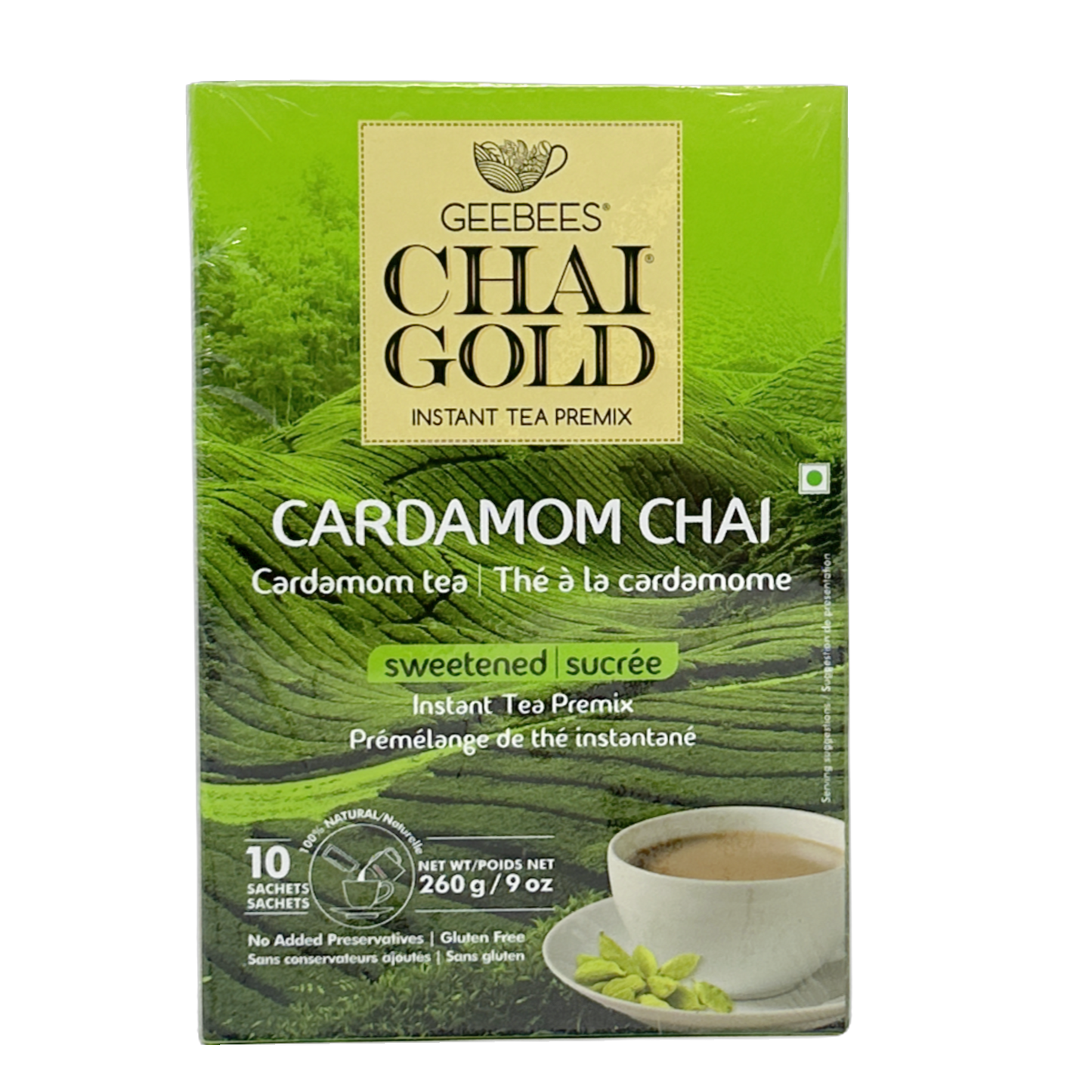 GeeBees Chai Gold Instant Cardamom Chai