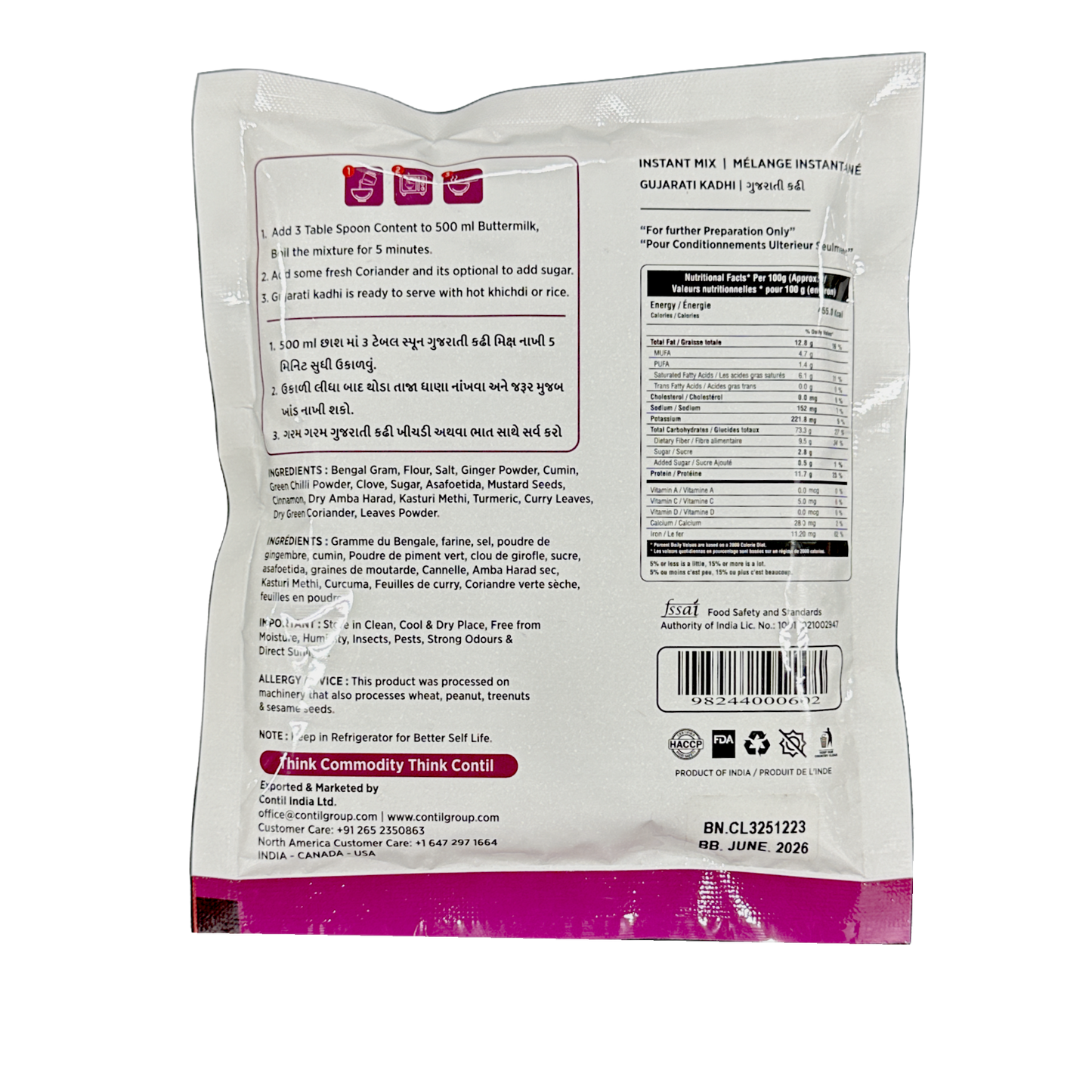 Gujju's Instant Mix Gujarati Kadhi 200g