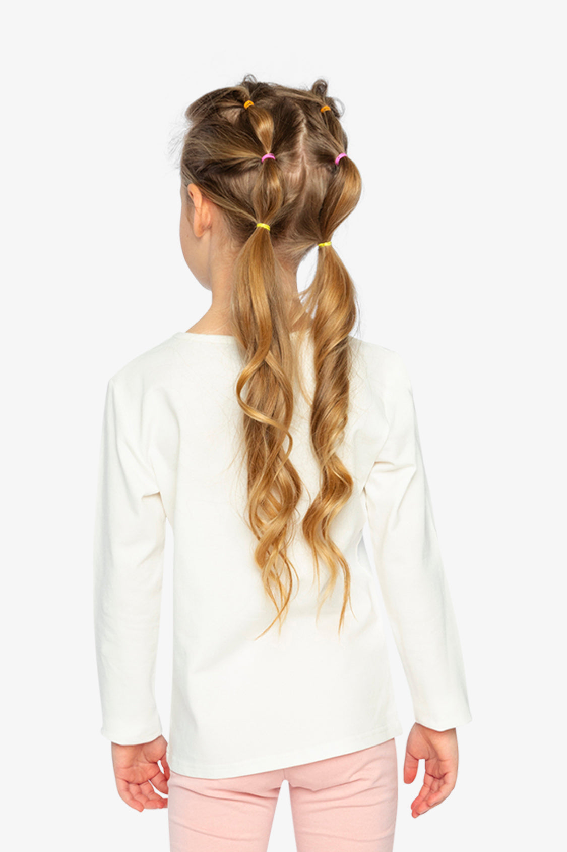 Long Sleeve Organic Cotton Strawberry T-Shirt Off White
