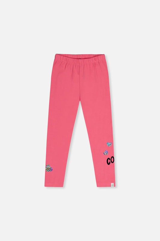 Organic Cotton Leggings Pink