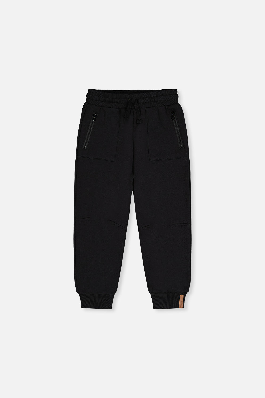 Fleece Sweatpants With Pockets Black