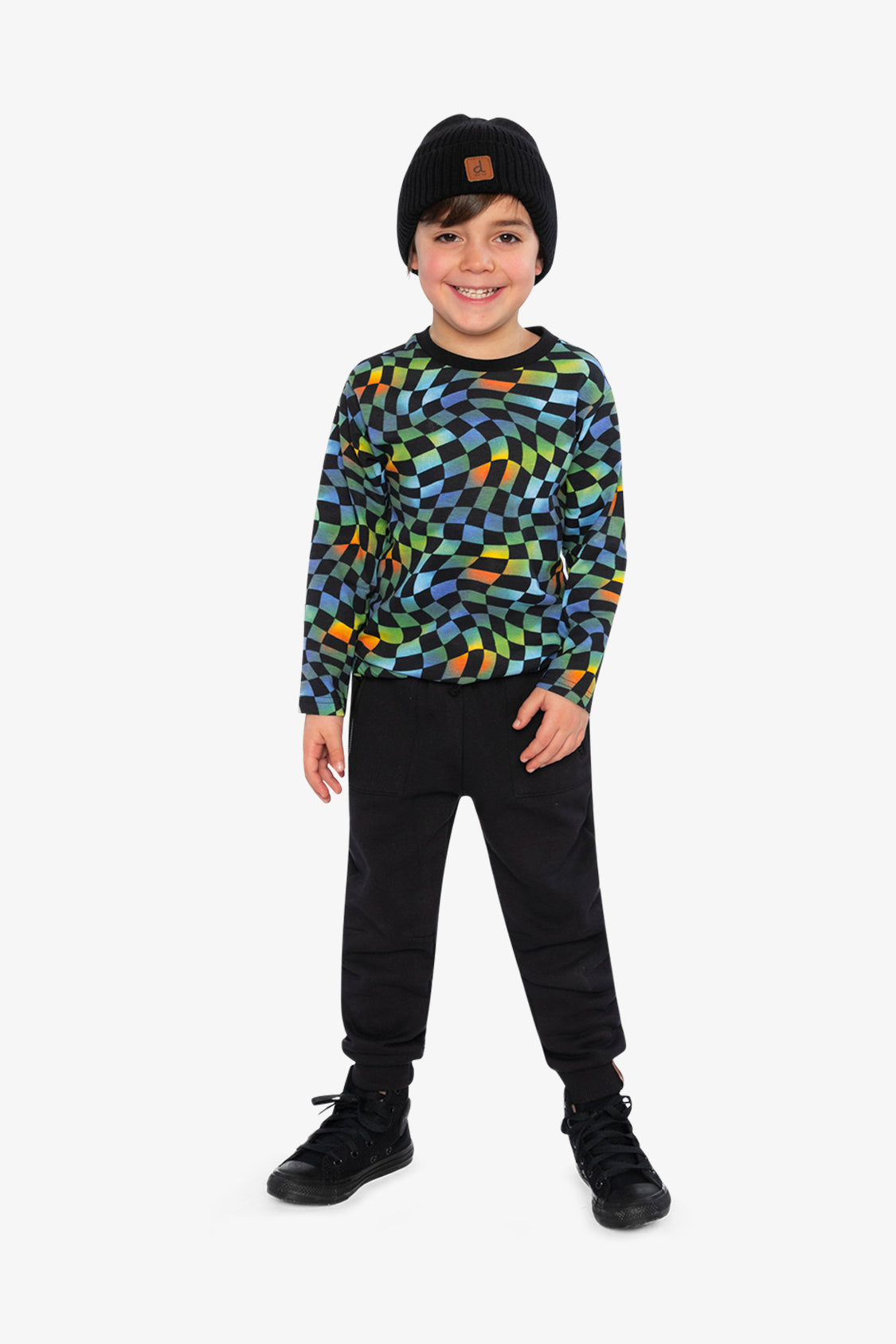 Fleece Sweatpants With Pockets Black