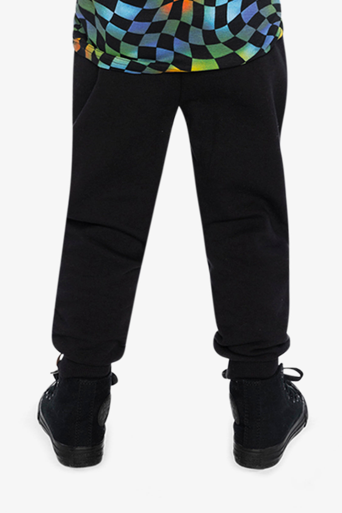 Fleece Sweatpants With Pockets Black