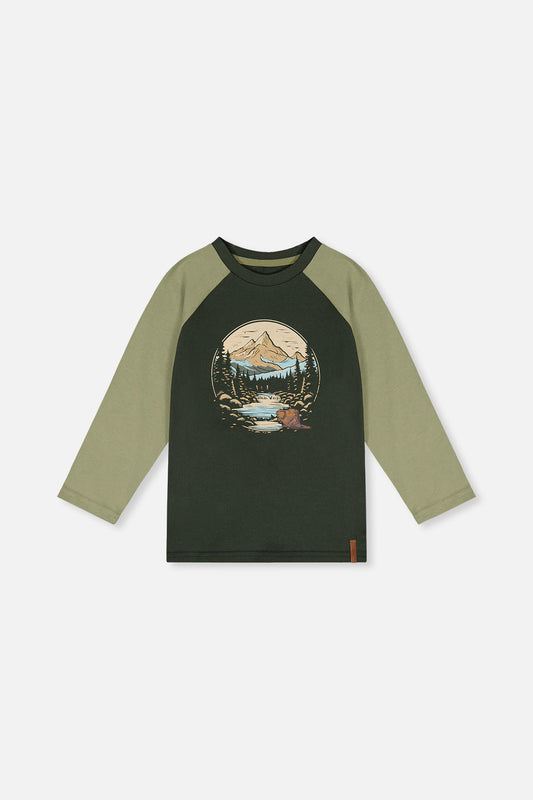 Raglan T-Shirt Dark Turquoise