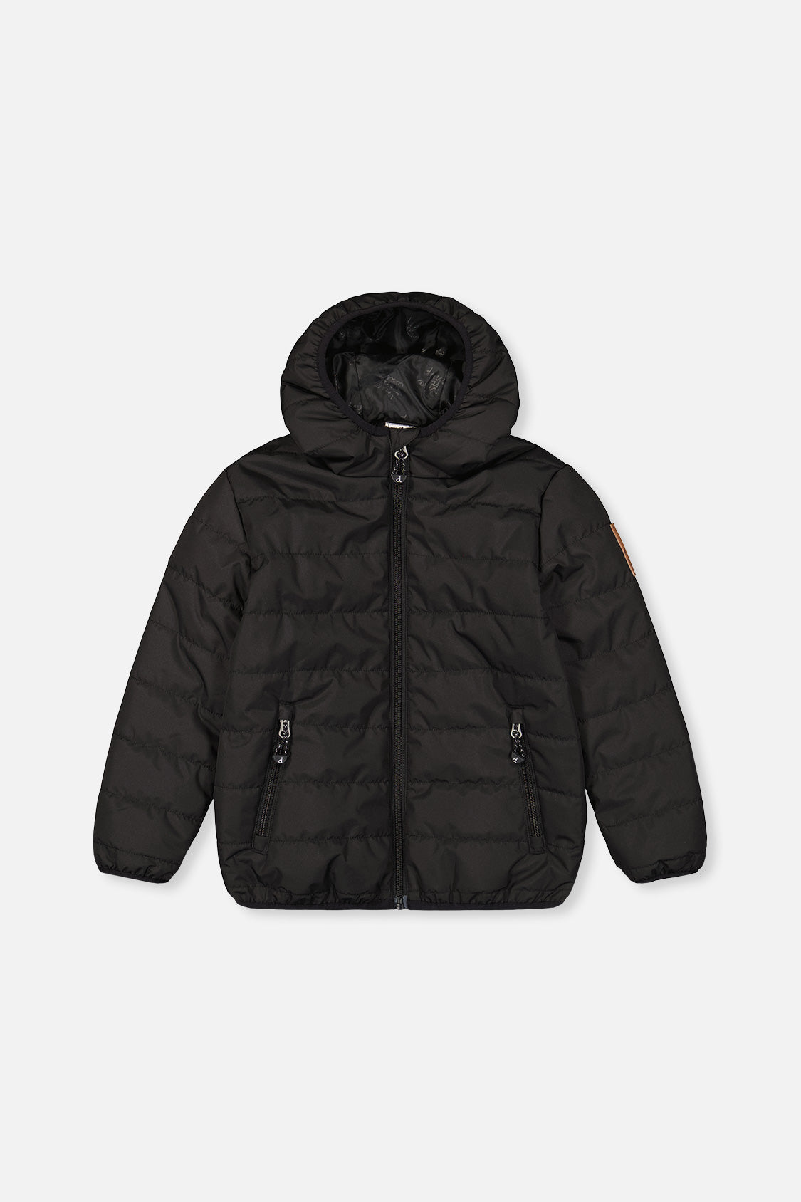 Insulating Quilted Mid-Season Jacket Black
