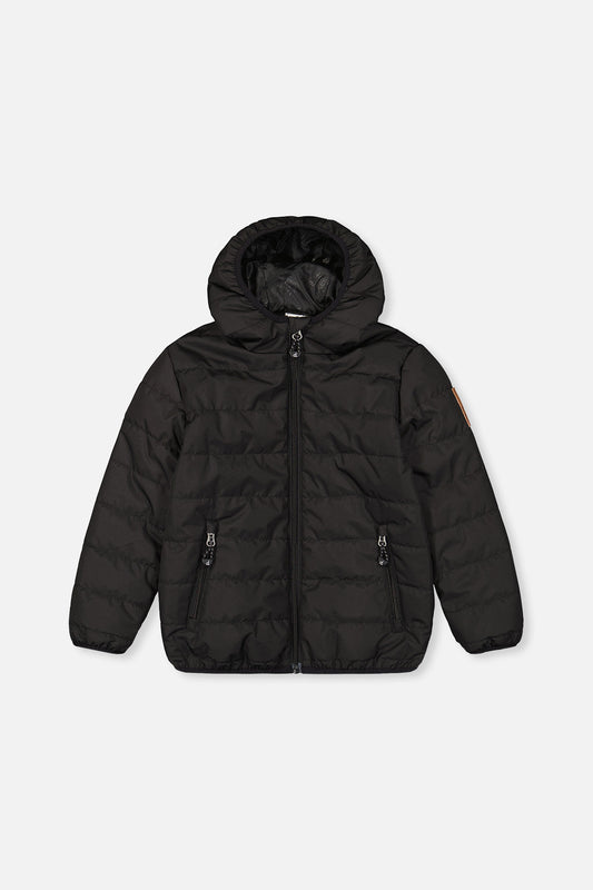 Insulating Quilted Mid-Season Jacket Black
