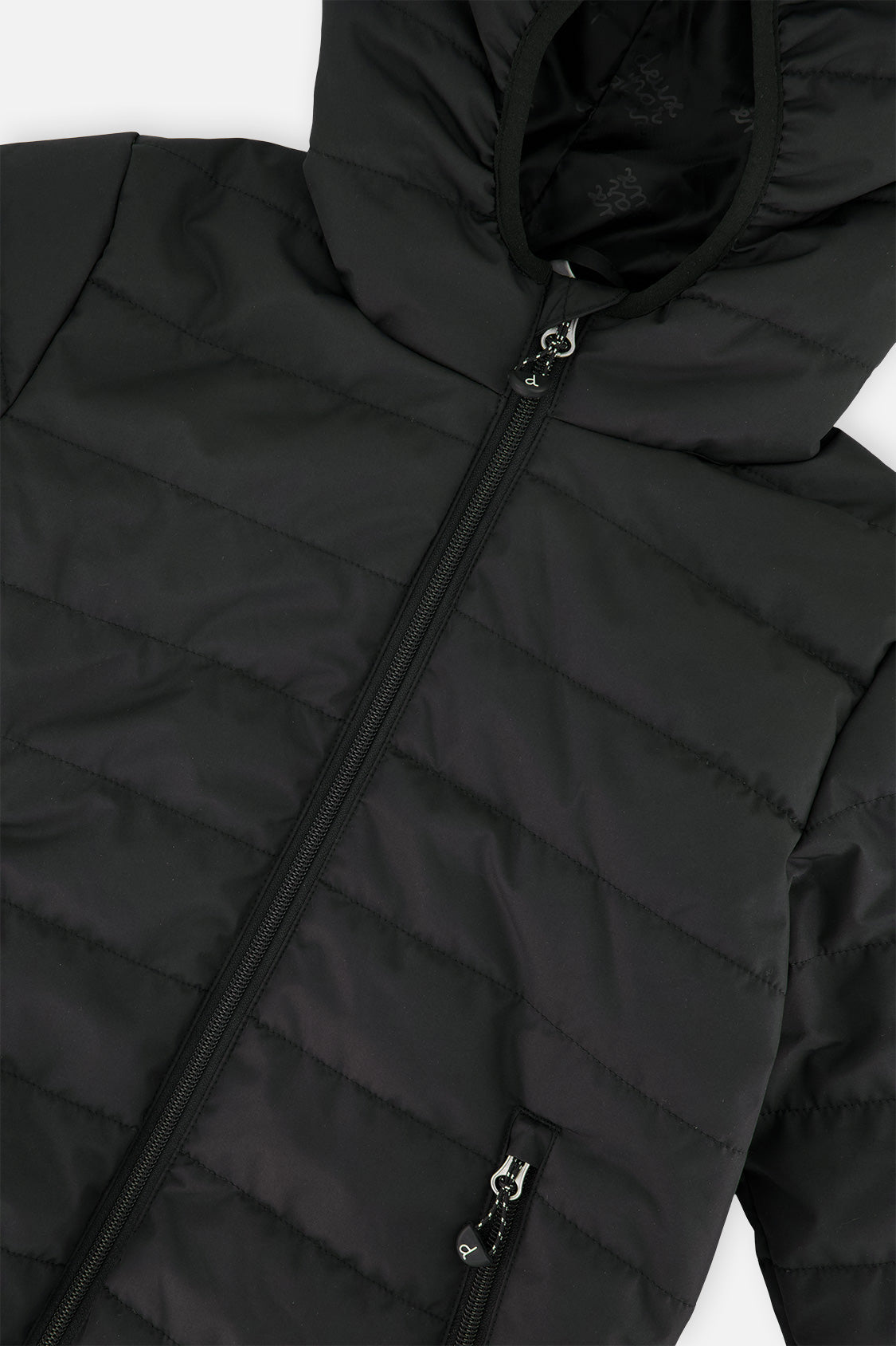 Insulating Quilted Mid-Season Jacket Black