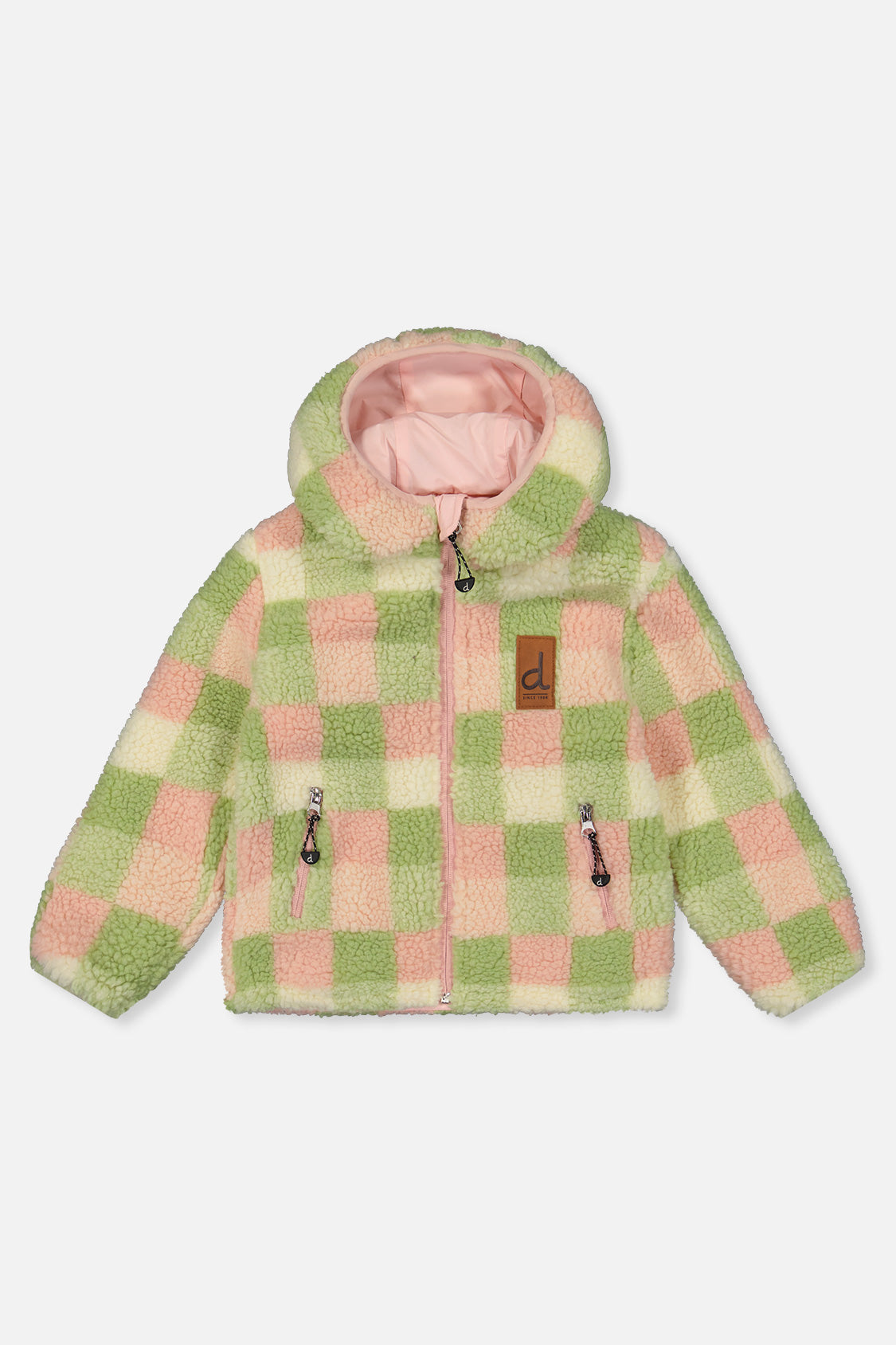 Baby Reversible Mid-Season Jacket Pale Dusty Pink