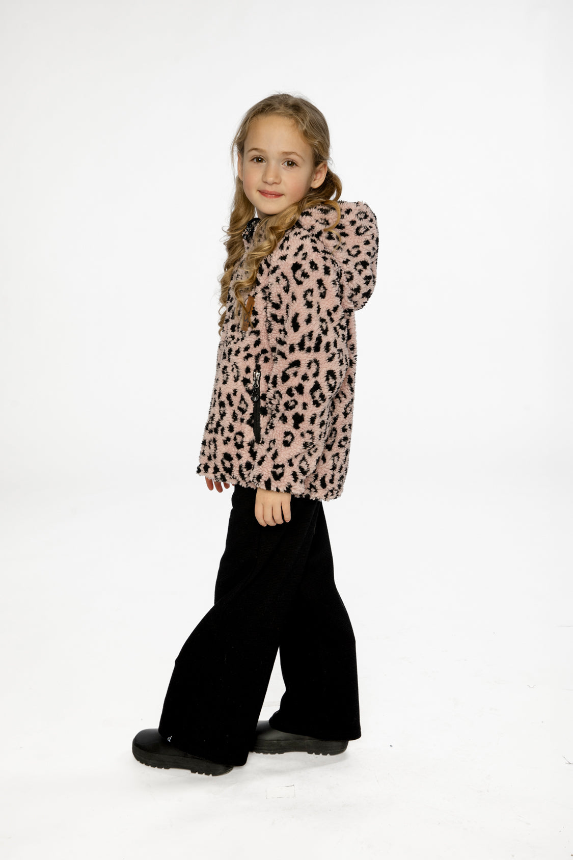 Reversible Mid-Season Jacket Pink And Black