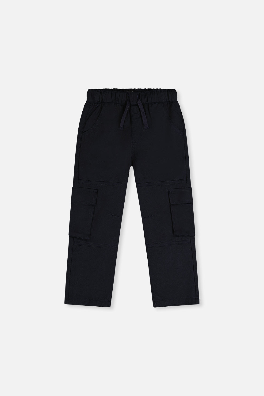 Twill Pants With Cargo Pockets Dark Blue