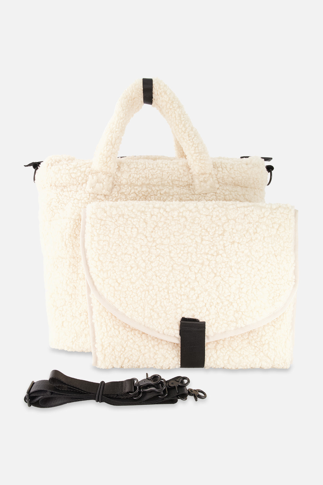 Diaper Bag Off-White With Changing Mat