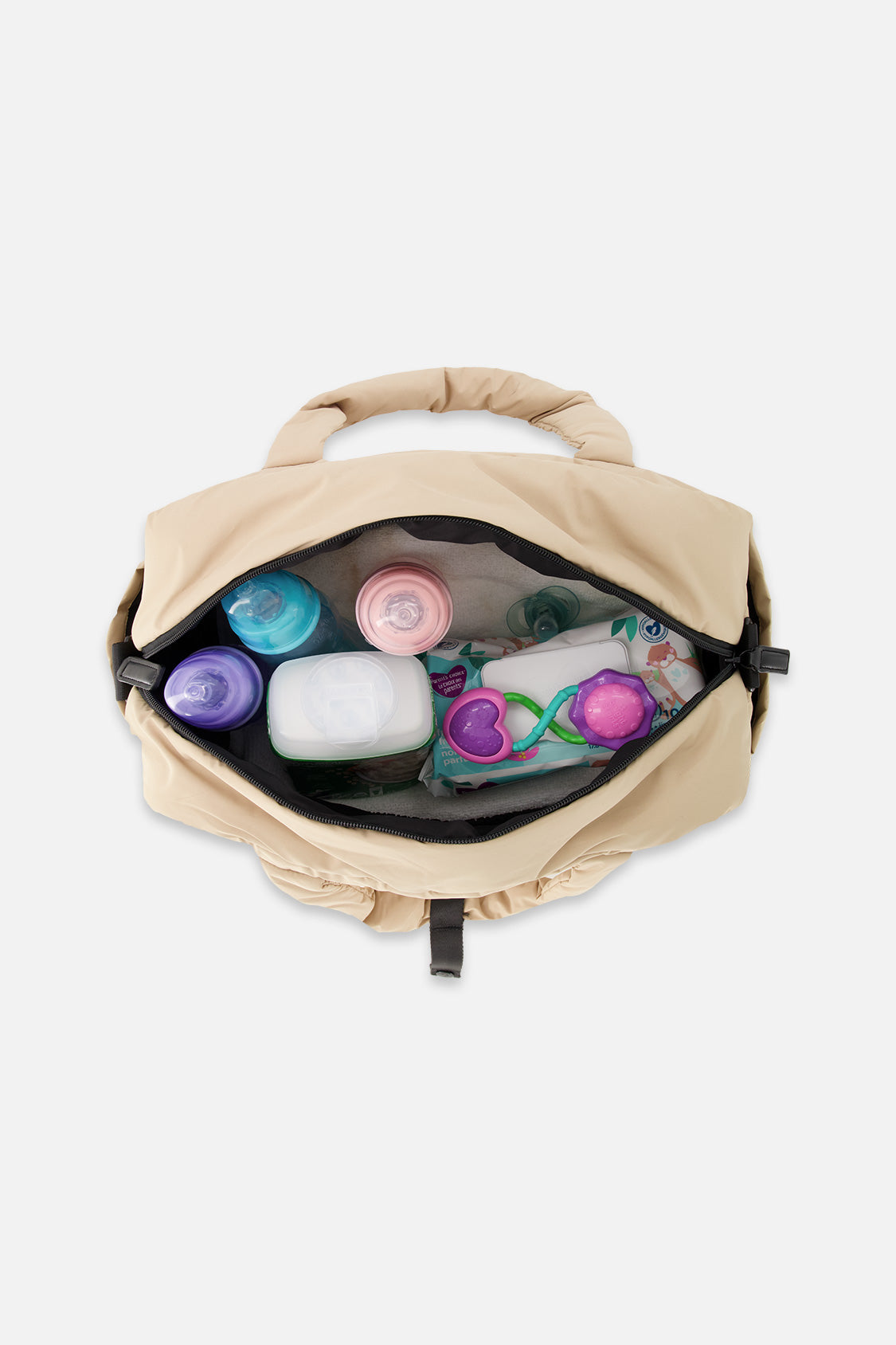 Diaper Bag With Changing Mat Beige