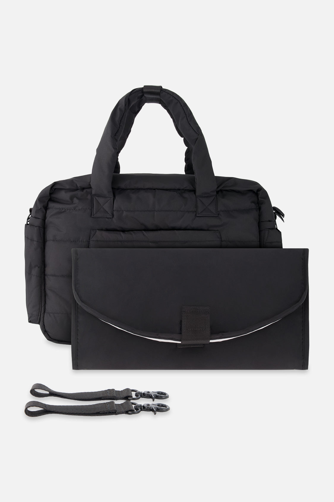 Diaper Bag With Changing Mat Black