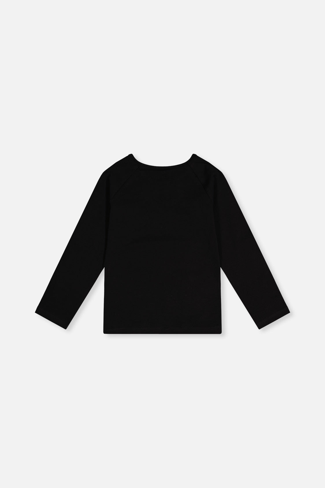 Raglan Organic Cotton T-Shirt Black