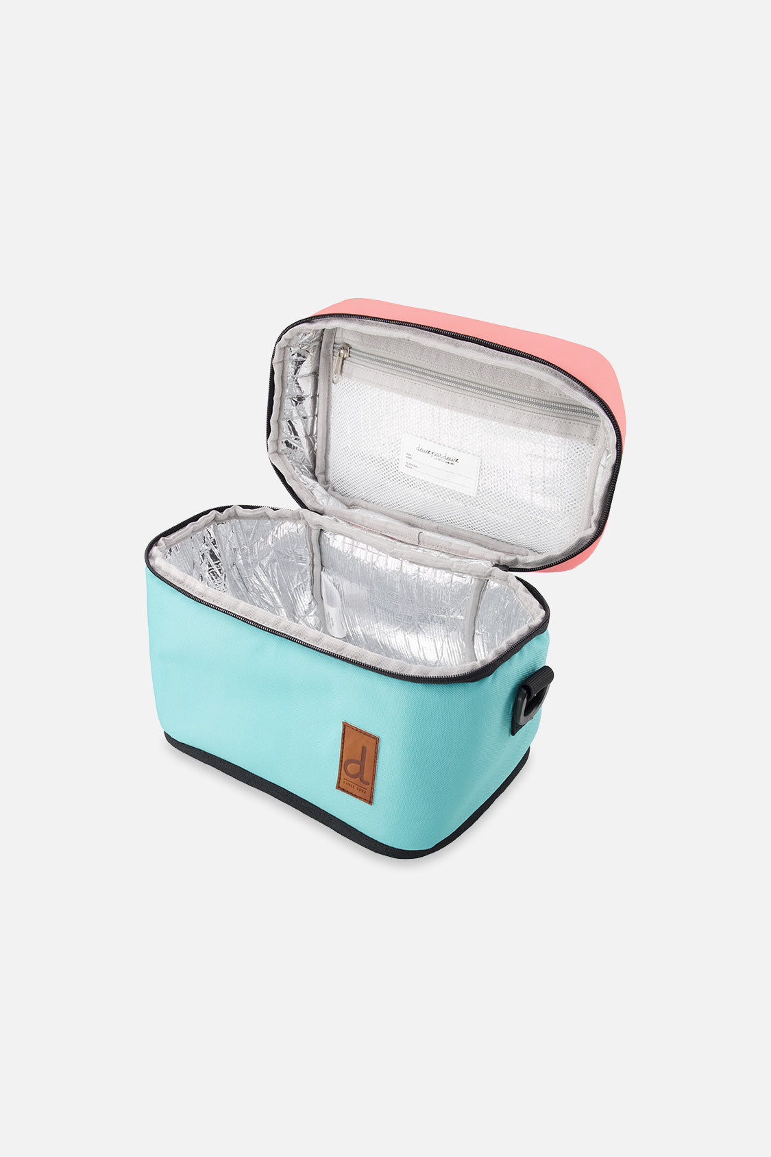 Lunch Box Lavender, Turquoise And Orange