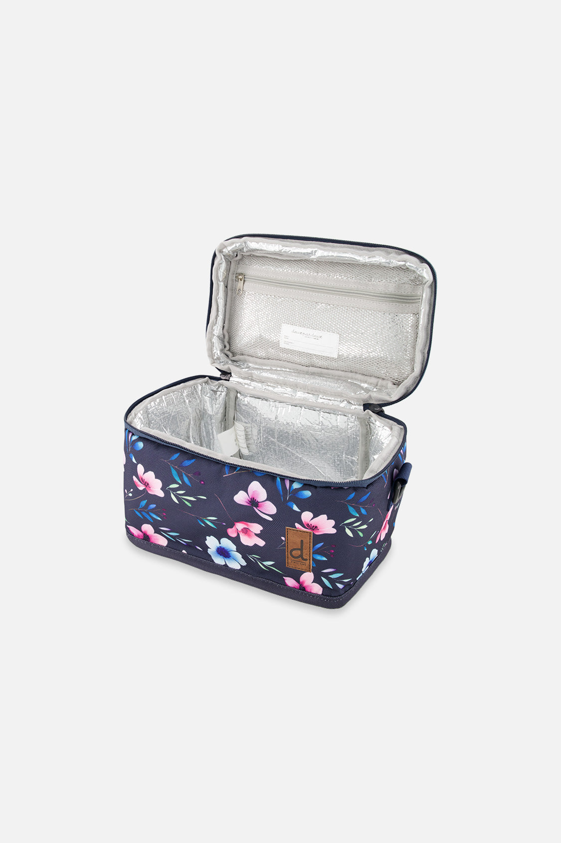 Lunch Box Blue Floral Print