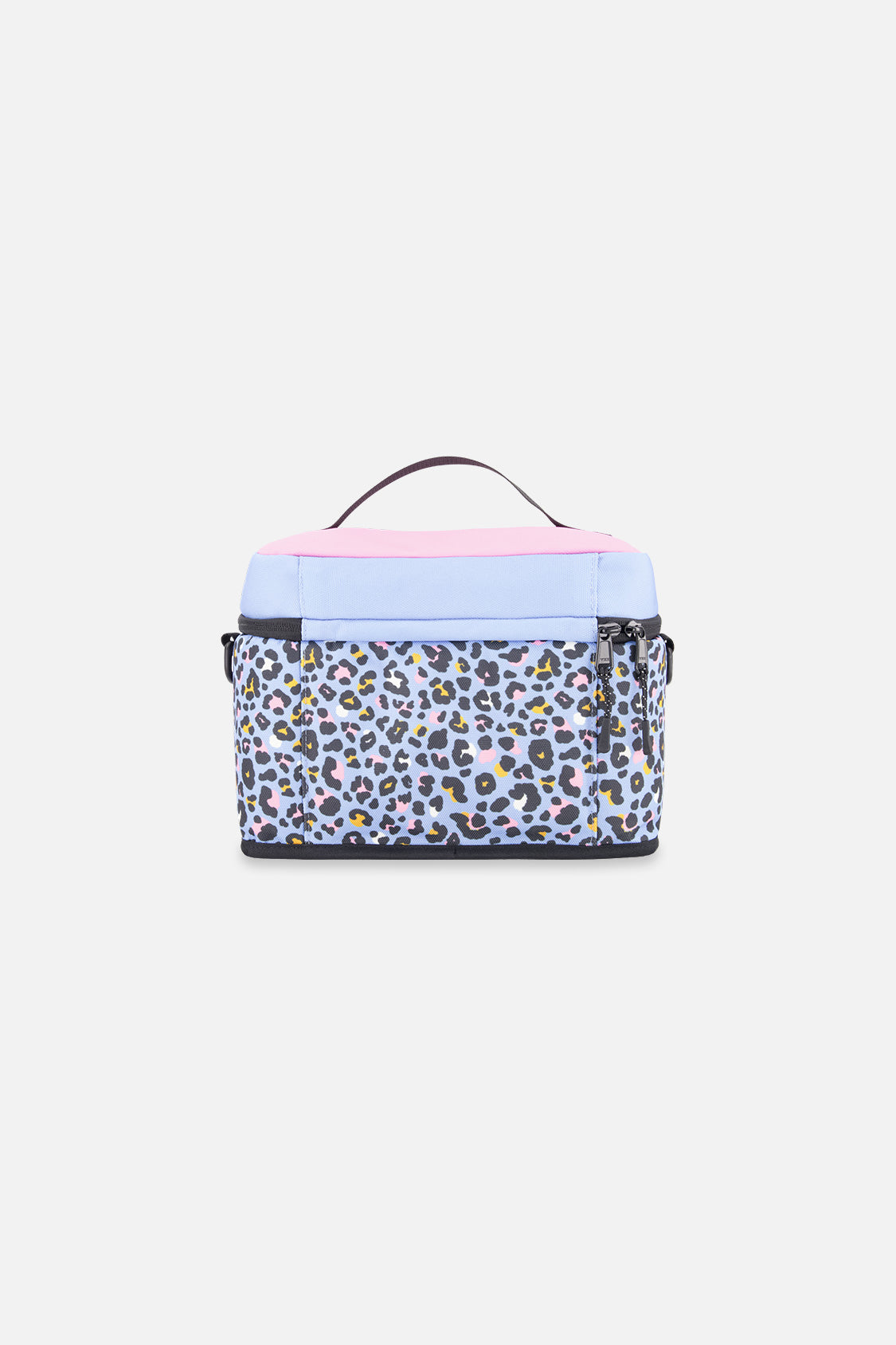 Lunch Box Blue Leopard Print