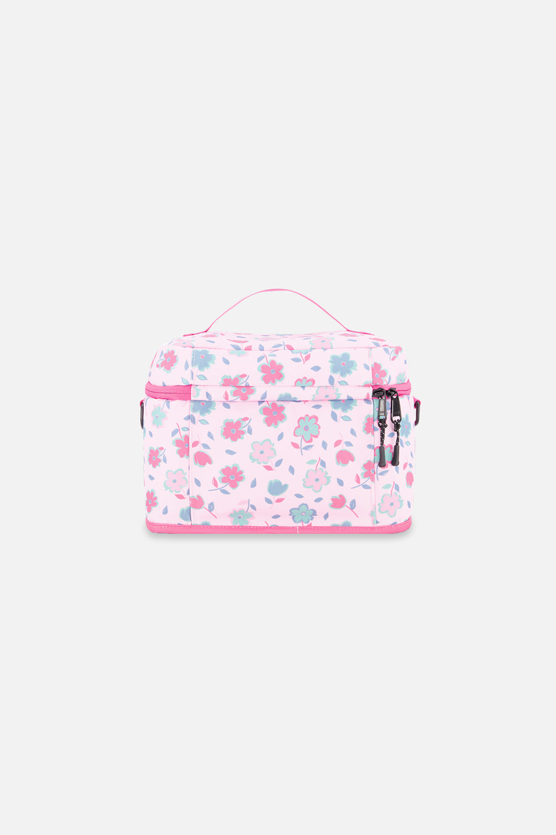 Lunch Box Pink Printed Flowers