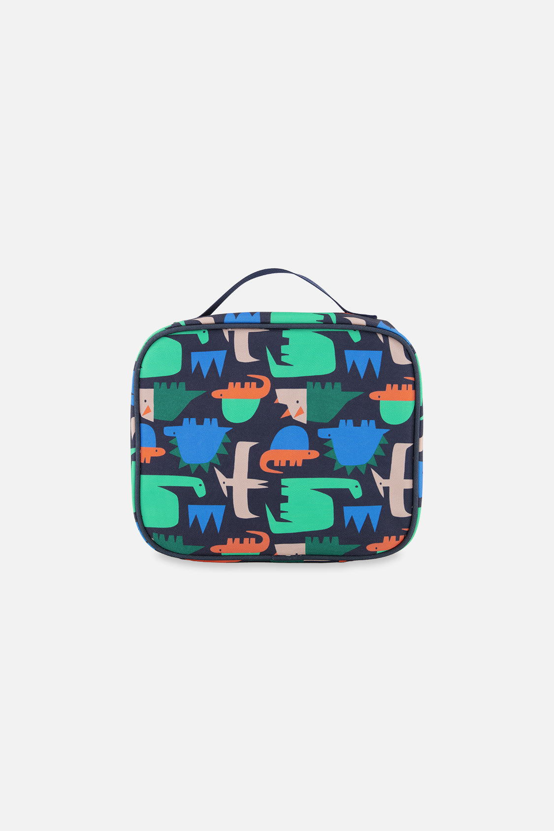 Snack Box Blue Dinosaur Print