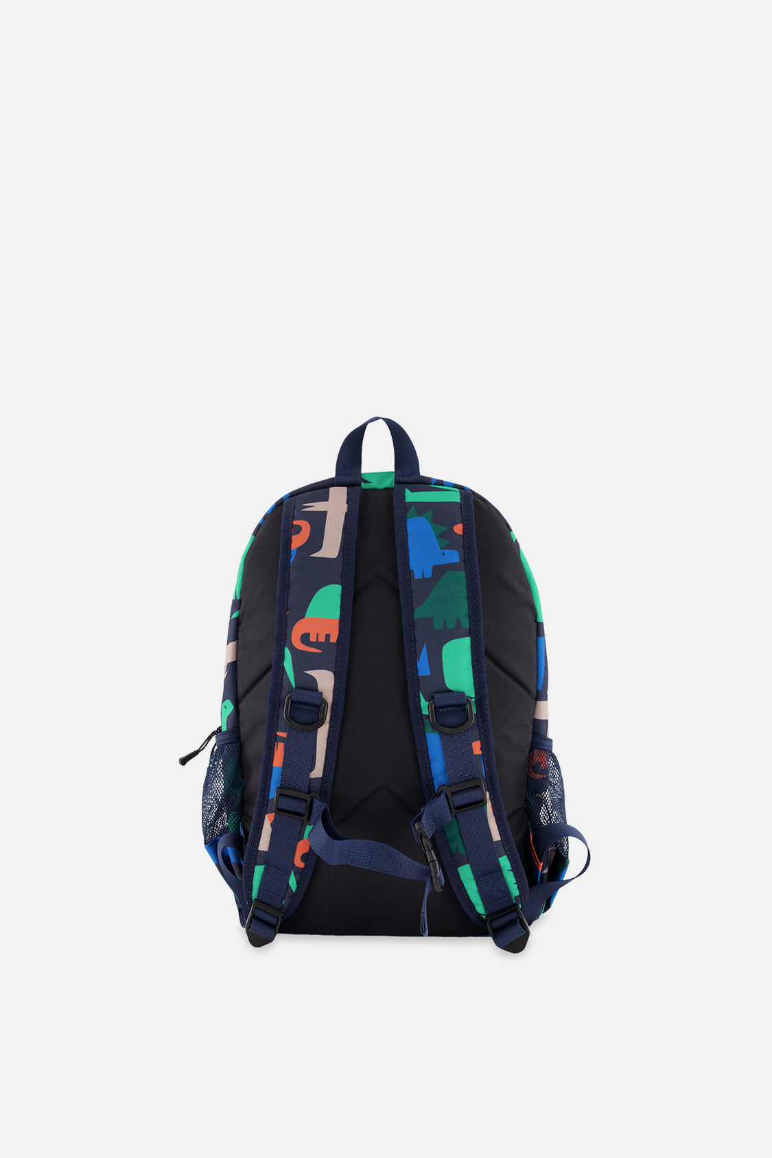 Little Kids Backpack Navy Dinosaur Print