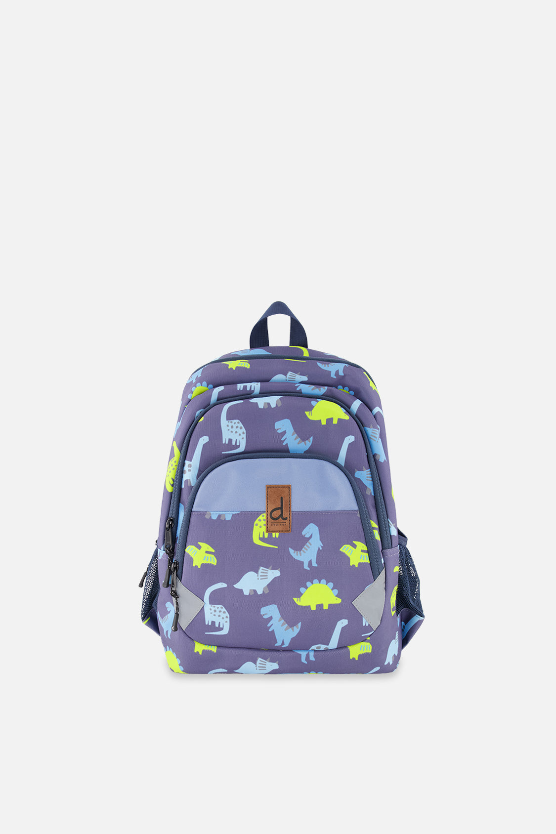 Little Kids Backpack Blue Printed Dinos